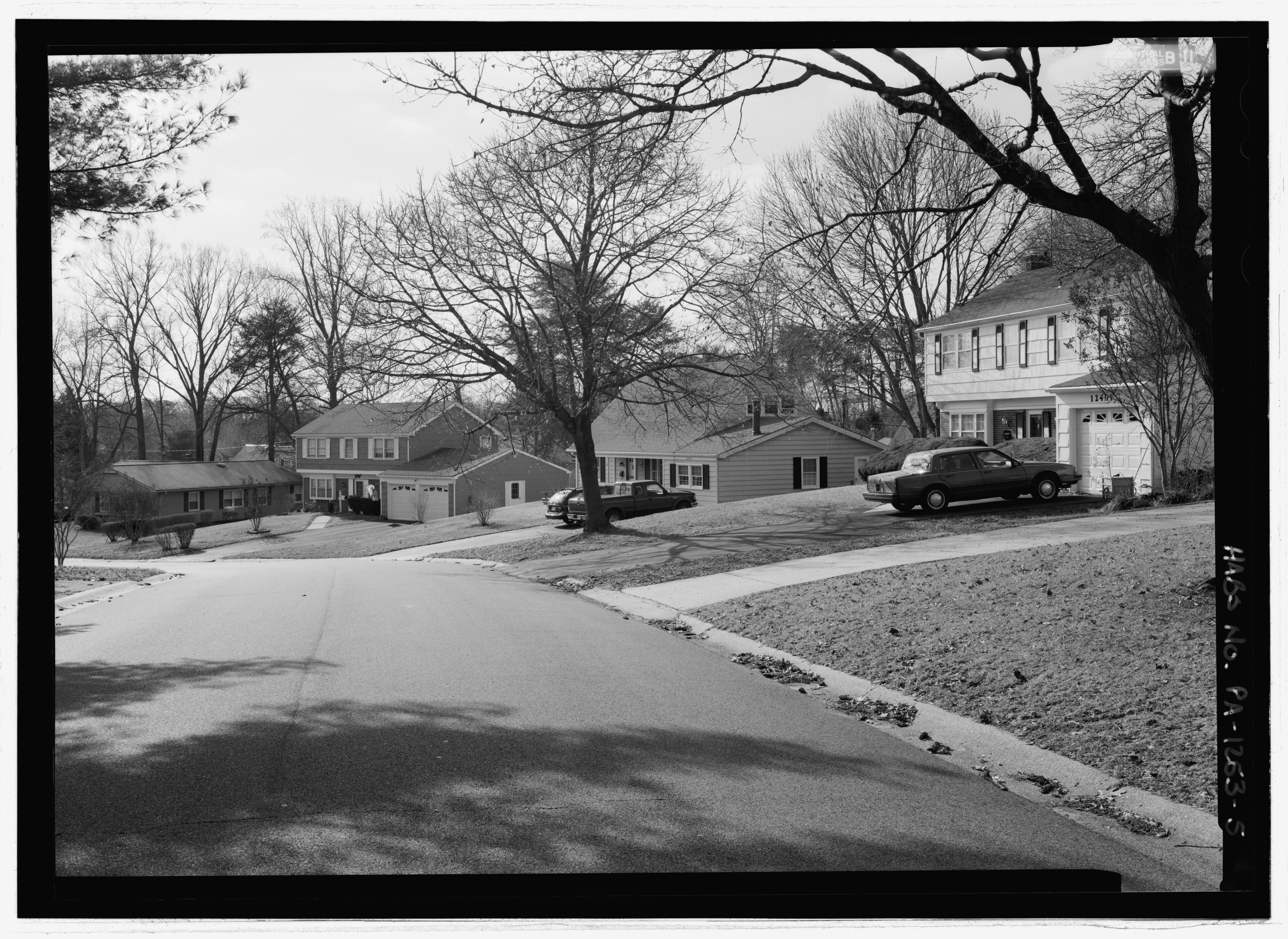 Winding Lane in Belair, Maryland — Levitt and Sons subdivision, documented 2006